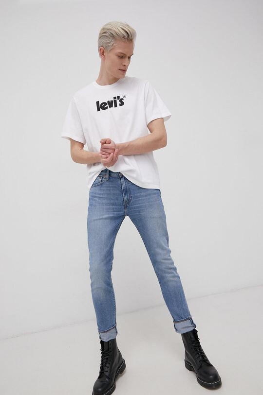 

Хлопковая футболка Levi's, белый