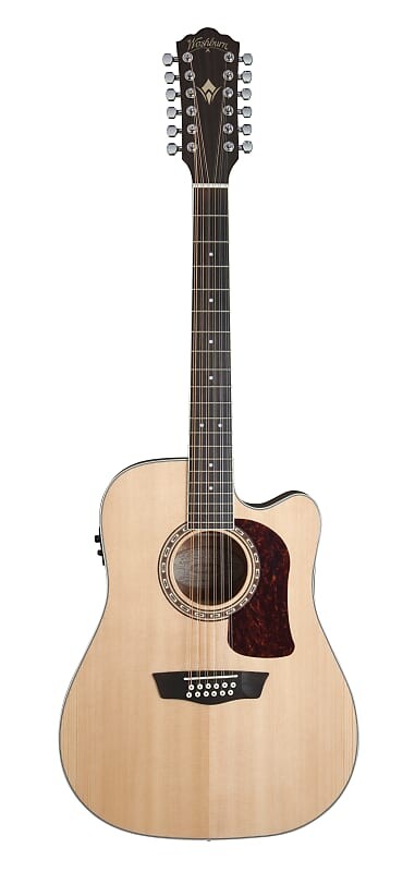 

Акустическая гитара Washburn - 12 String Heritage 10 Series Dreadnought Cutaway Acoustic Electric! D10SCE
