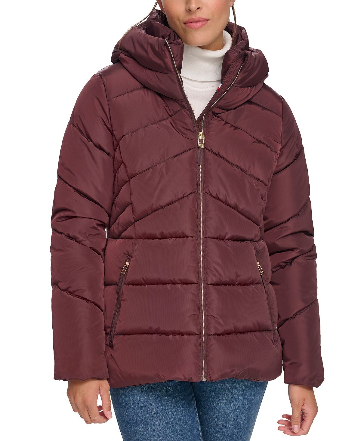 

Женский пуховик с капюшоном Tommy Hilfiger