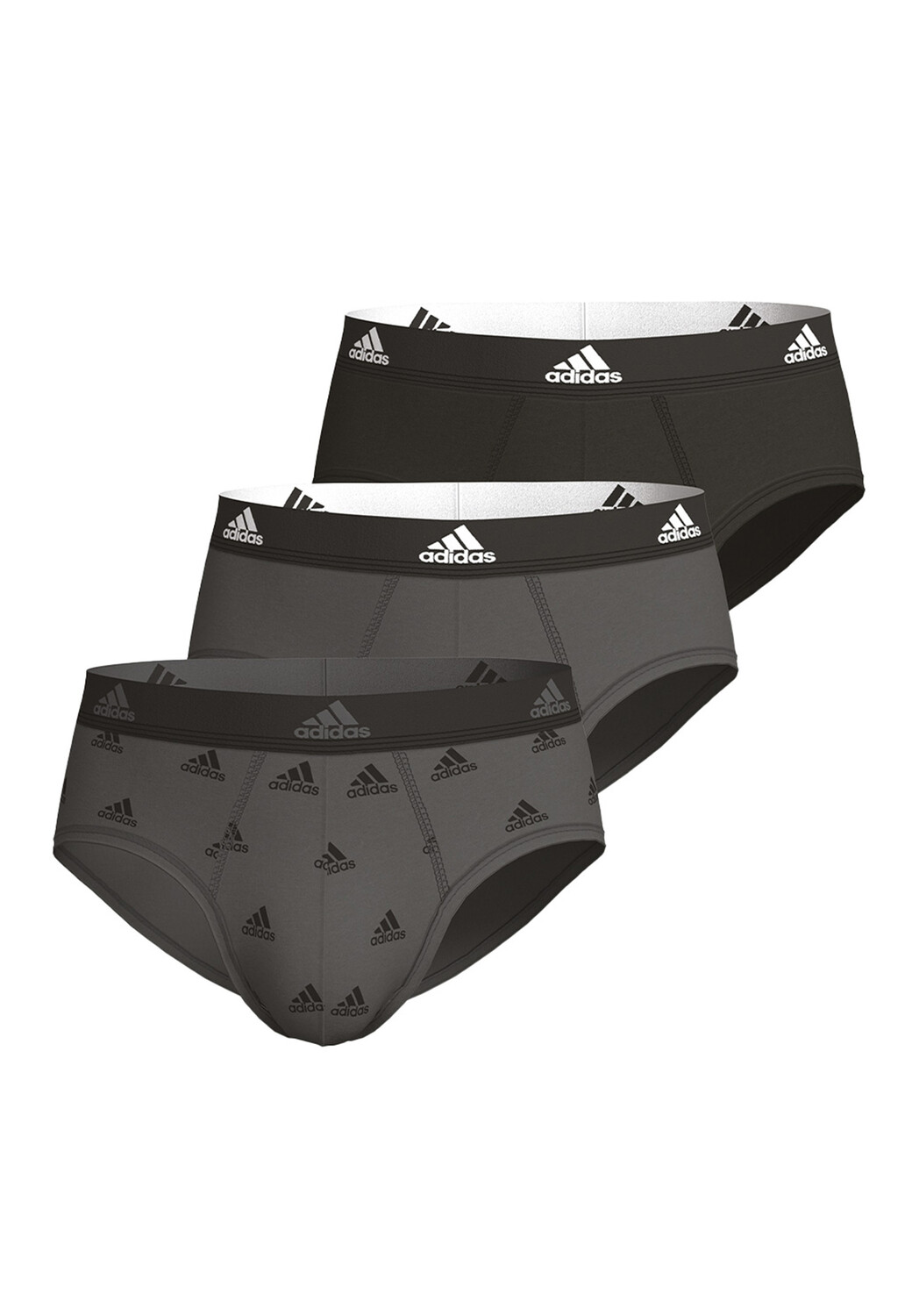 

Трусы Adidas Sportswear/Unterhose Active Flex Cotton, серо черный