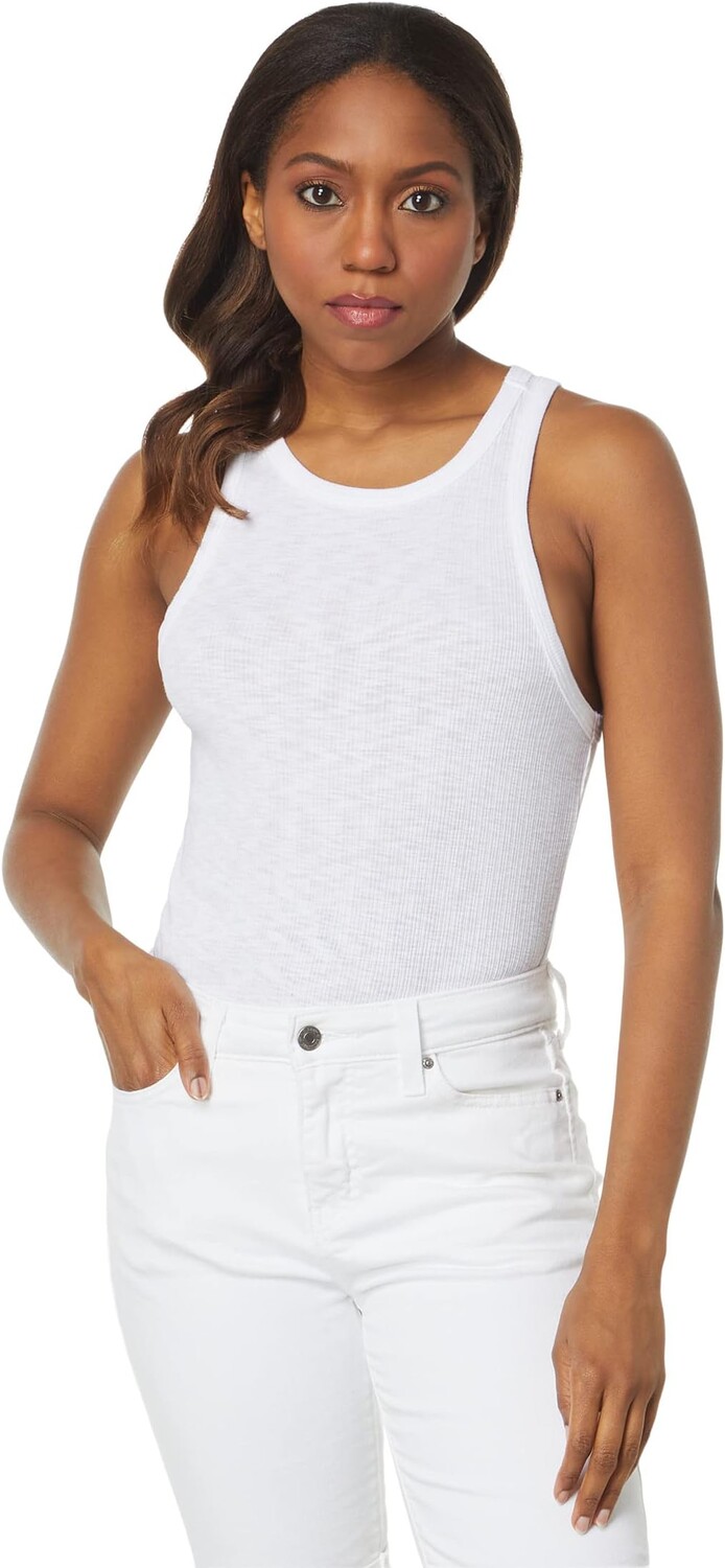 

Майка Cotton Modal High Neck Tank SUNDRY, белый