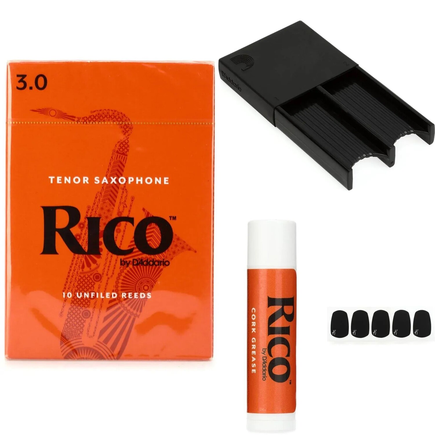 

D'Addario RKA1030 — Набор аксессуаров для тростей для тенор-саксофона Rico — 3.0 (10 шт.)