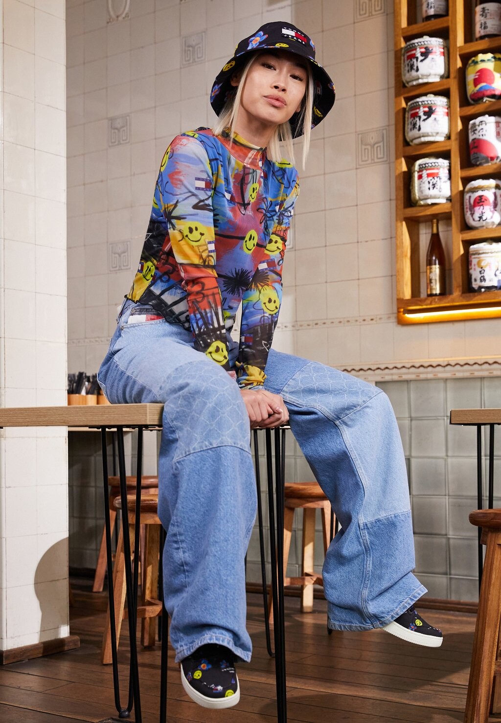 

Рубашка с длинным рукавом Tommy Jeans, мультиколор