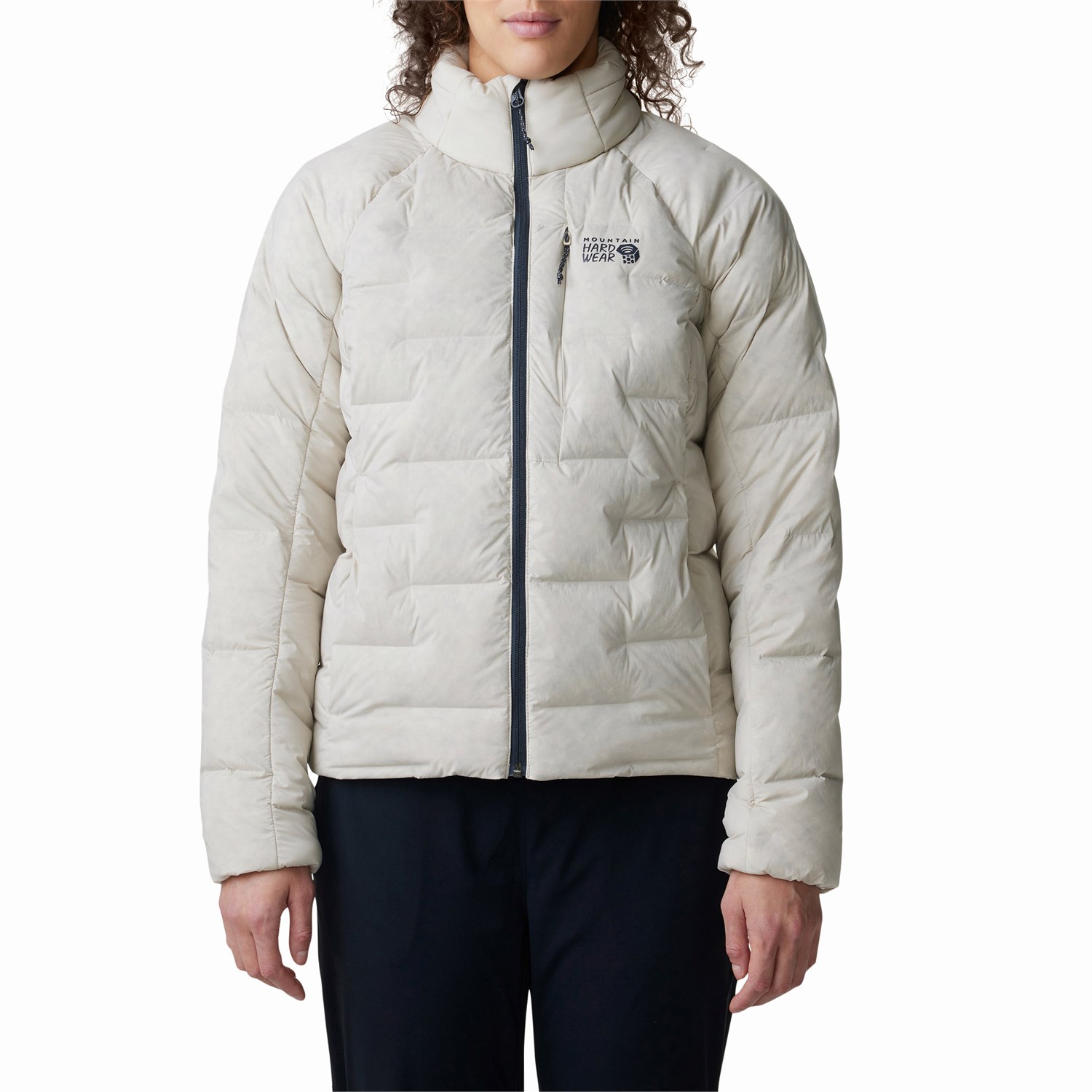 Куртка Mountain Hardwear Stretchdown High-Hip, цвет Wild Oyster