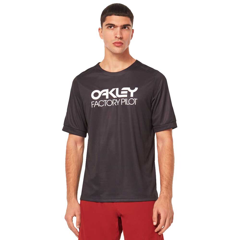 

Джерси с коротким рукавом Oakley Factory Pilot MTB II, красный