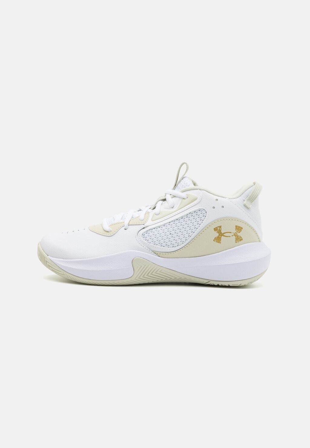 

Баскетбольные кроссовки Lockdown 6 Under Armour, цвет white/silt/metallic gold