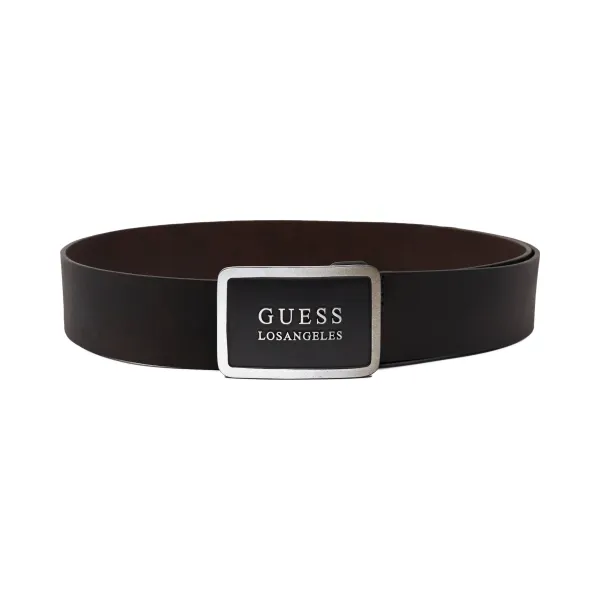

Кожаный ремень с винтажным эффектом Guess, коричневый