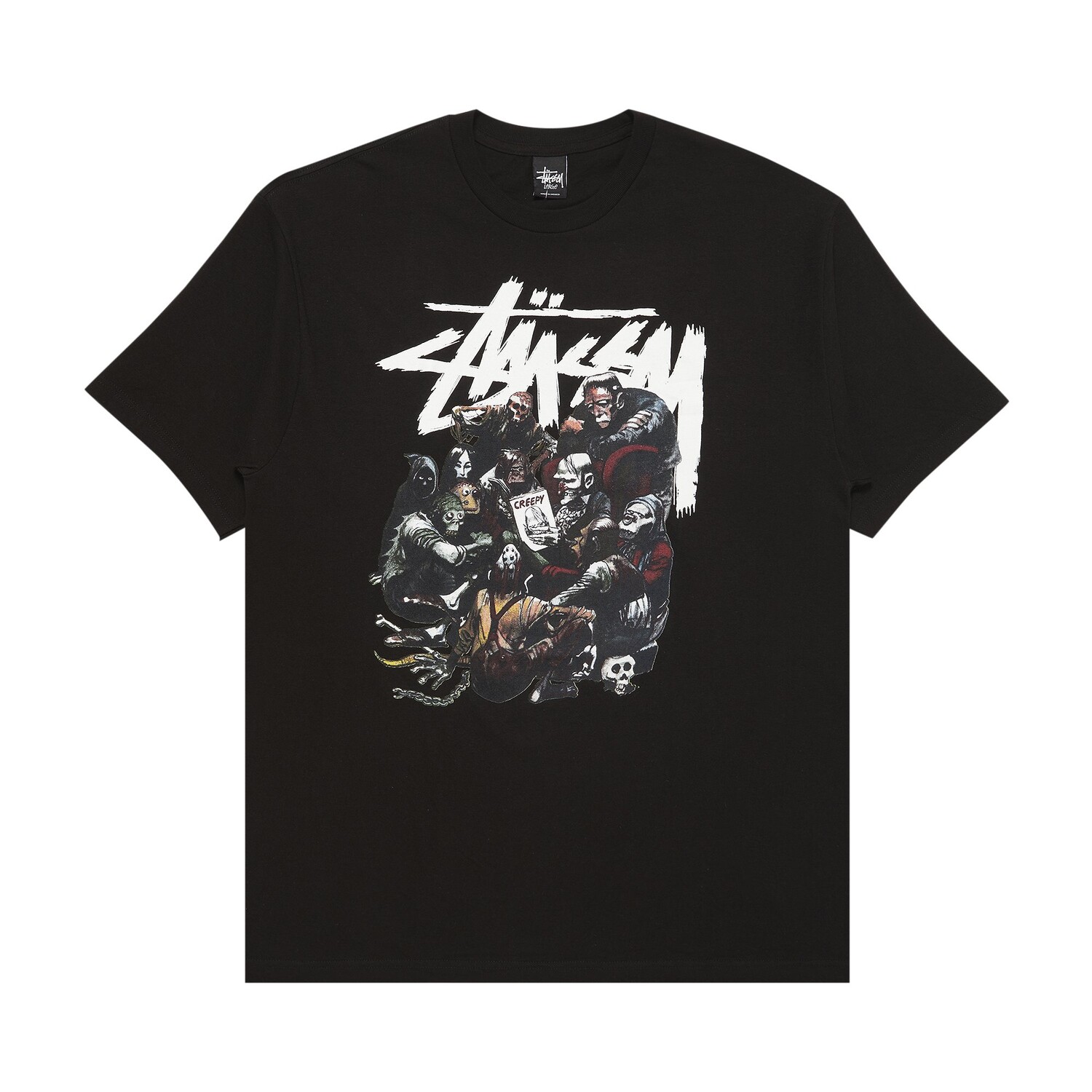

Футболка Stussy Creepy Group, черная, Черный