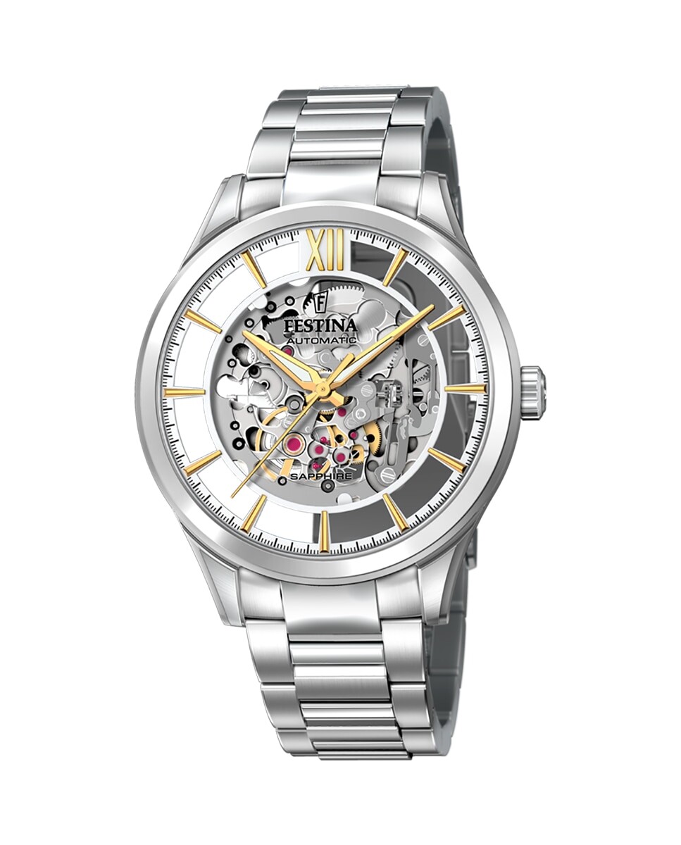 

Мужские часы F20630/1 из серебристой стали Festina, серебро