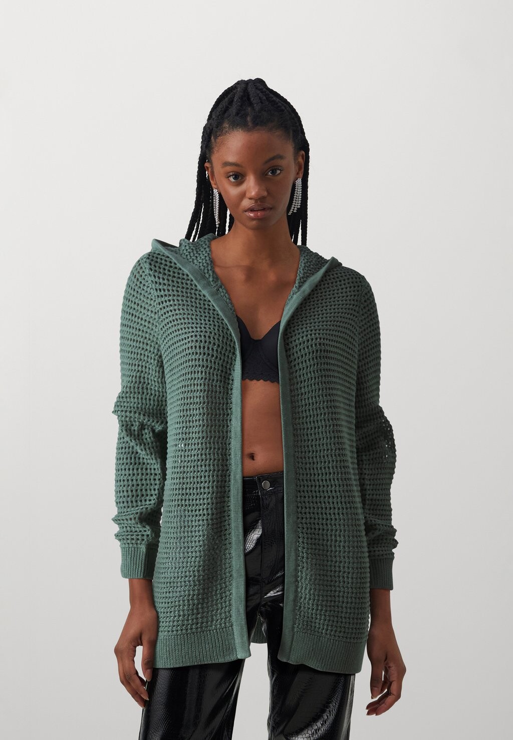 

Кардиган VMMADERA OPEN HOOD Vero Moda, цвет laurel wreath