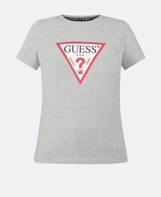 

Футболка Guess, светло-серый