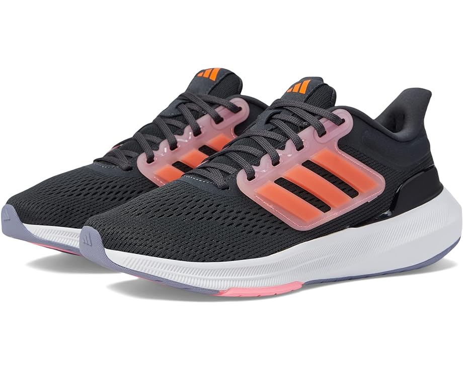 Кроссовки Adidas EQ23 Run Bounce, цвет Carbon/Screaming Orange/Beam Pink