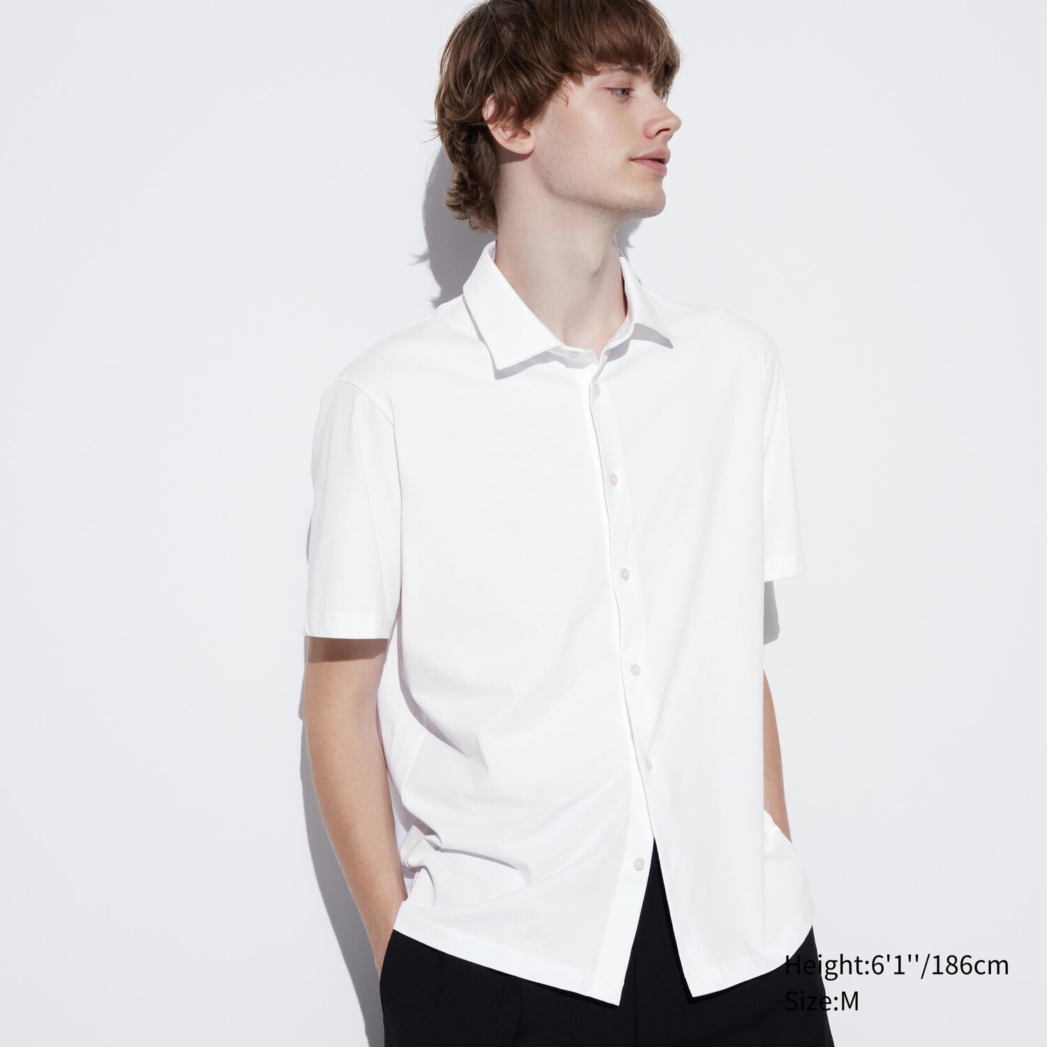 

Хлопковое поло airism UNIQLO, белый