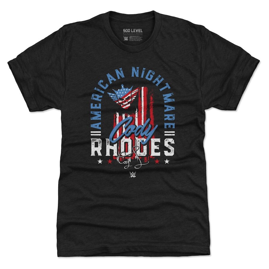 

Футболка с коротким рукавом 500 Level Cody Rhodes, черный