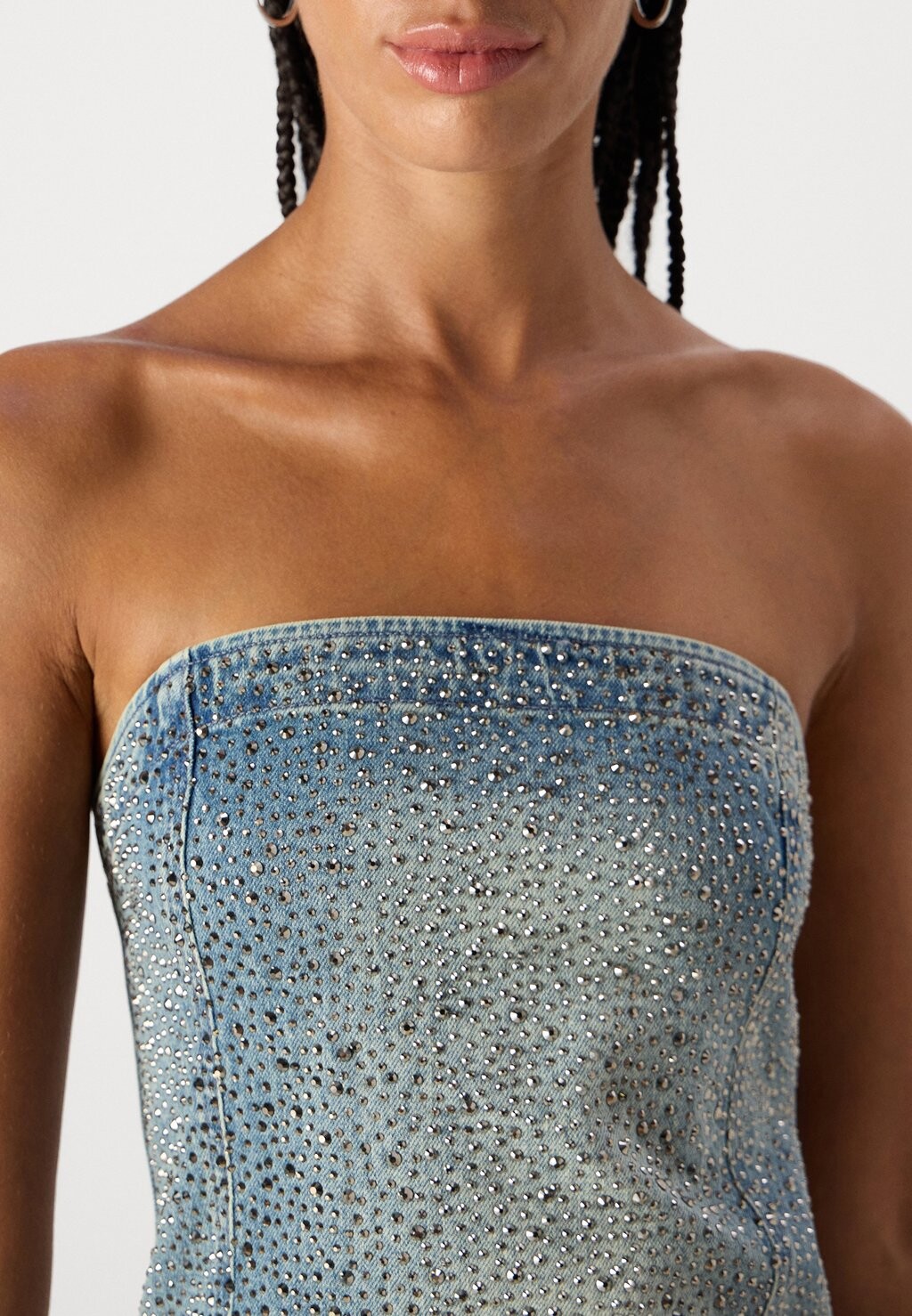 

Топ CORSAGE Gestuz, цвет Mid Blue Washed