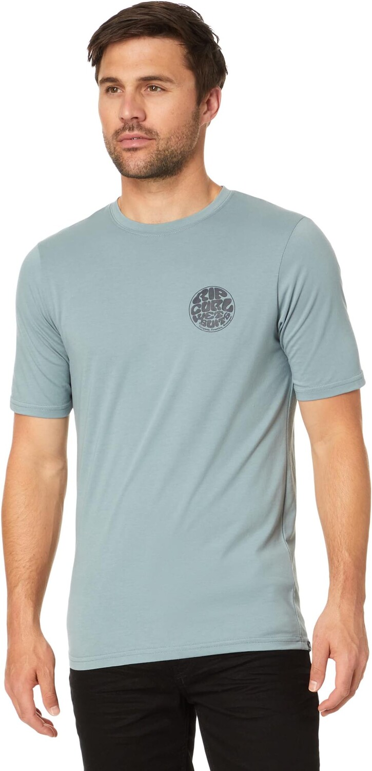 

Футболка Icons Of Surf (летняя/короткая длина) с УФ-защитой Rip Curl, цвет Mineral Blue