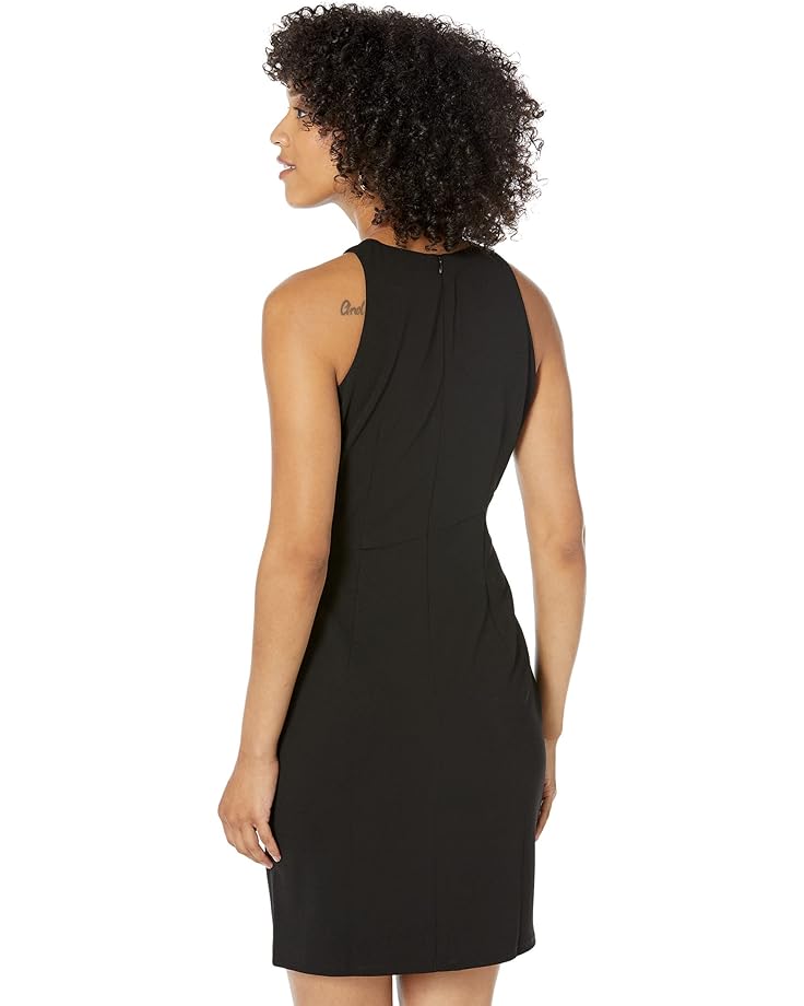 Платье Donna Morgan Sleeveless Scuba Crepe Mini Dress, черный