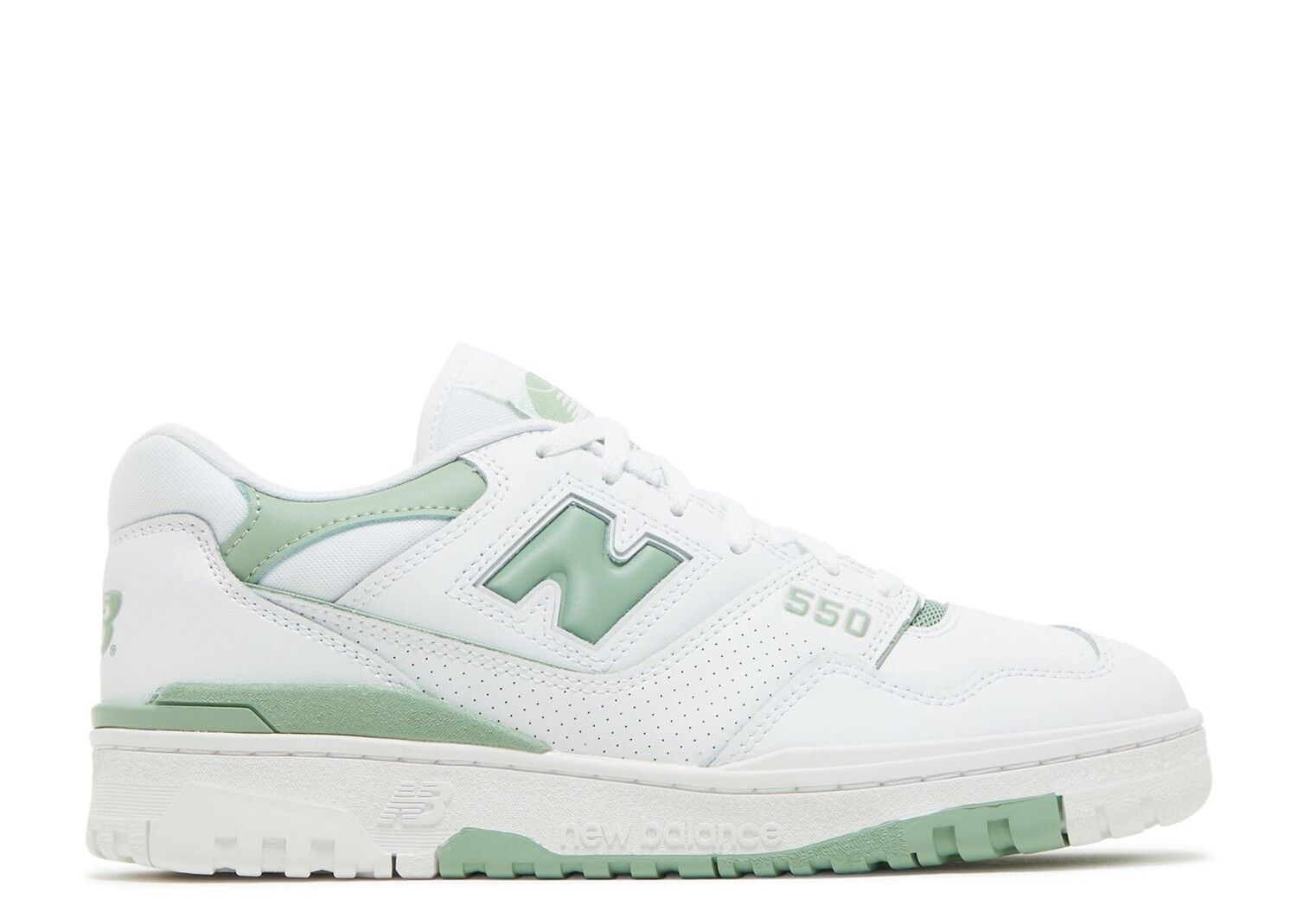 Кроссовки New Balance 550 'White Mint Green', белый кроссовки new balance mr530 white green