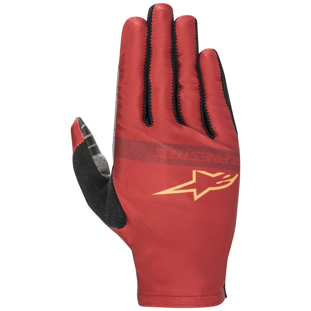 Длинные перчатки Alpinestars Aspen Pro Lite, красный молодежные велосипедные перчатки aspen pro lite alpinestars серый