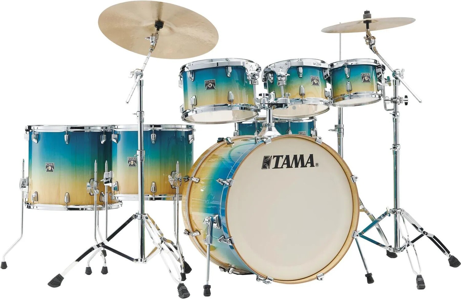 

Классический набор ракушек Tama Superstar из 7 предметов с малым барабаном — Caribbean Lacebark Pine Fade