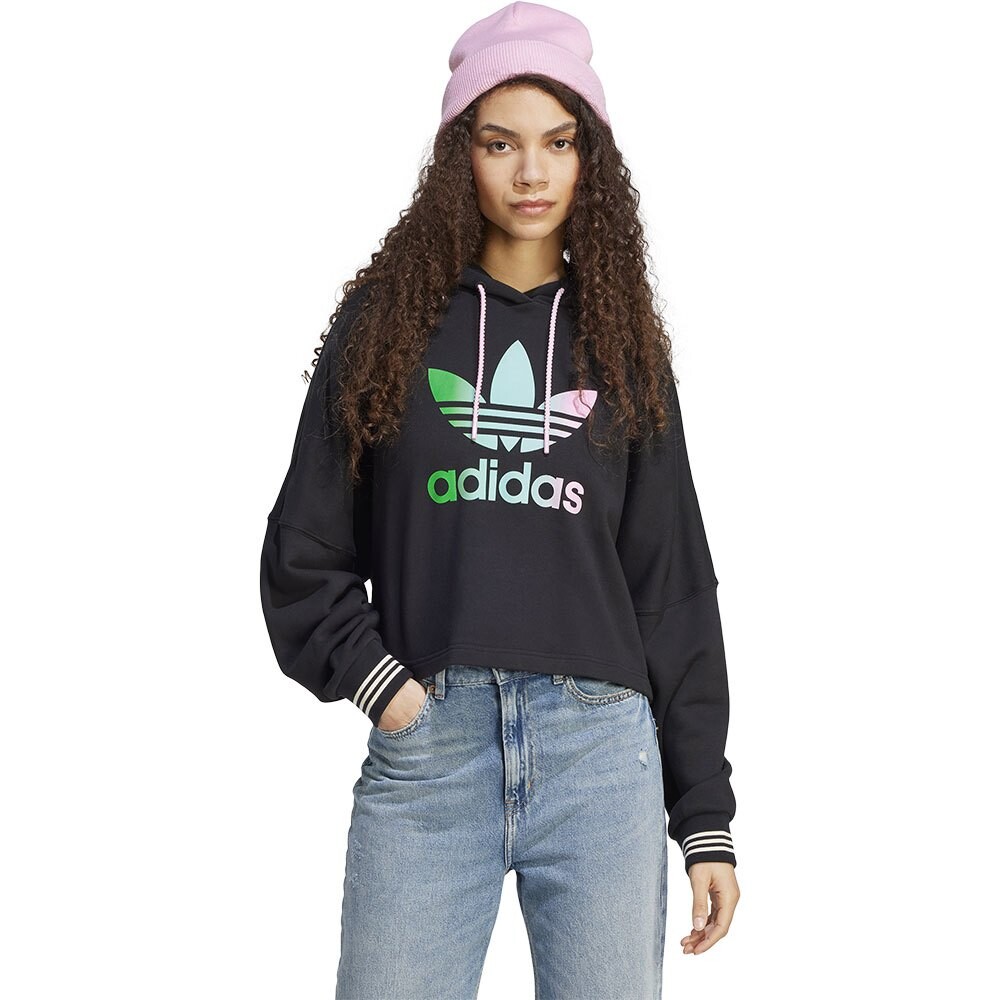

Худи adidas Originals Cropped, черный