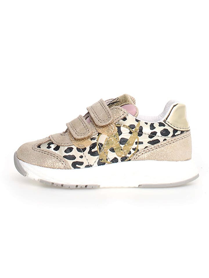 

Низкие кроссовки Naturino Leder Jesko 2, цвет beige/gold