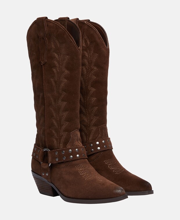 

Ковбойские сапоги Steve Madden, темно коричневый