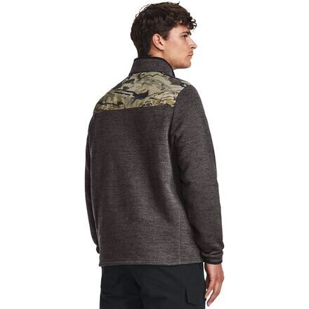 

Толстовка с молнией 1/4 с принтом Specialist мужская Under Armour, цвет Charcoal/UA Barren Camo/Black