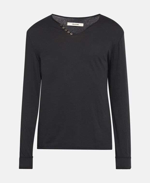 

Топ с длинными рукавами Zadig&Voltaire, черный