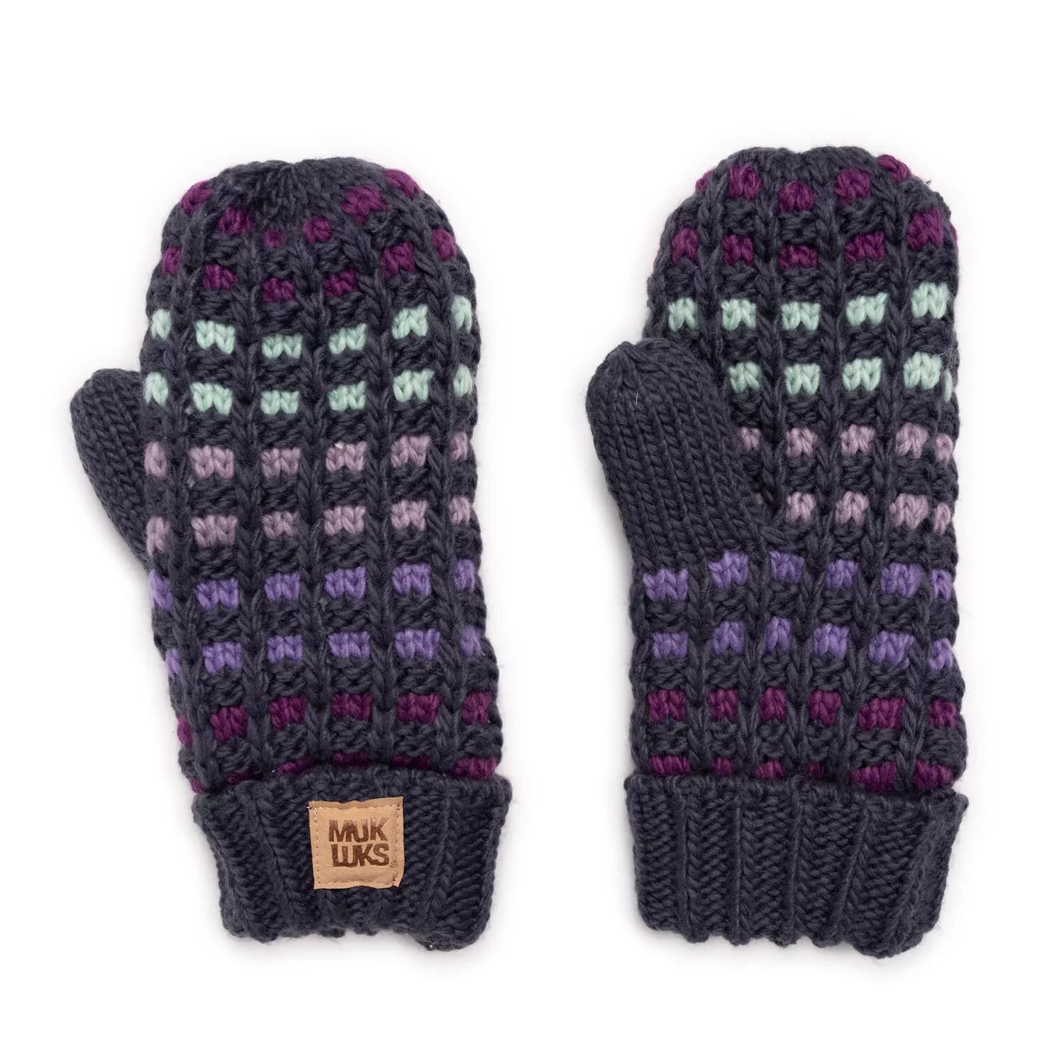 

Женские варежки в полоску MUK LUKS MUK LUKS
