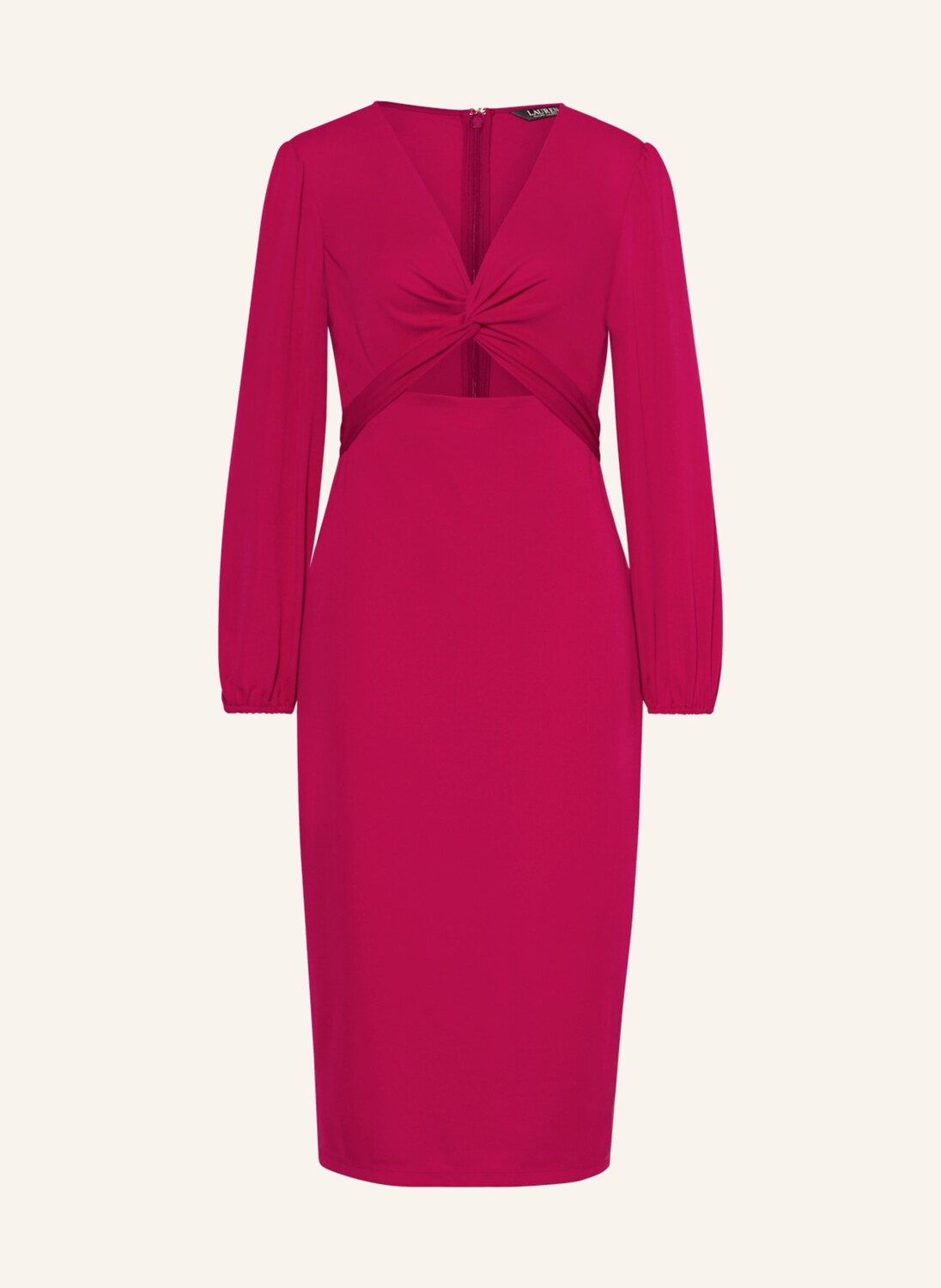 

Платье LAUREN RALPH LAUREN MATTE mit Cut-out, фуксия