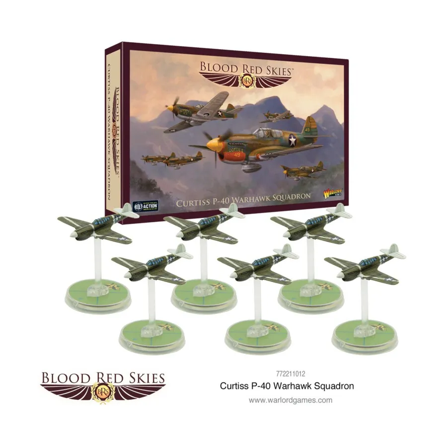 

Эскадрилья Curtiss P-40 Warhawk, Blood Red Skies - United States (1:200)