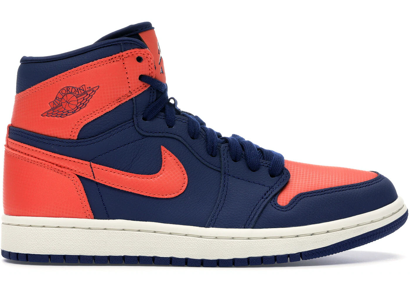 

Кроссовки Jordan 1 Retro High Blue Void Turf Orange