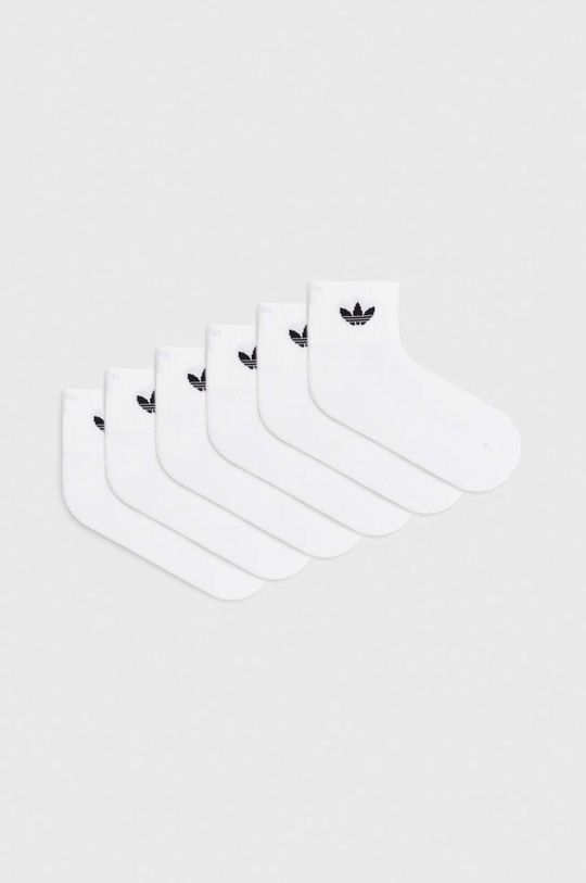 6 пар носков adidas Originals, белый