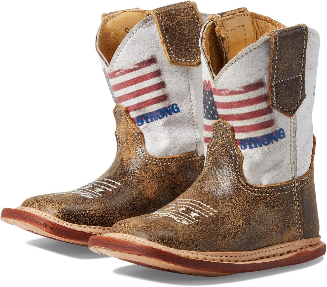 

Обувь для малышей Cowbabies America Strong Roper, коричневый