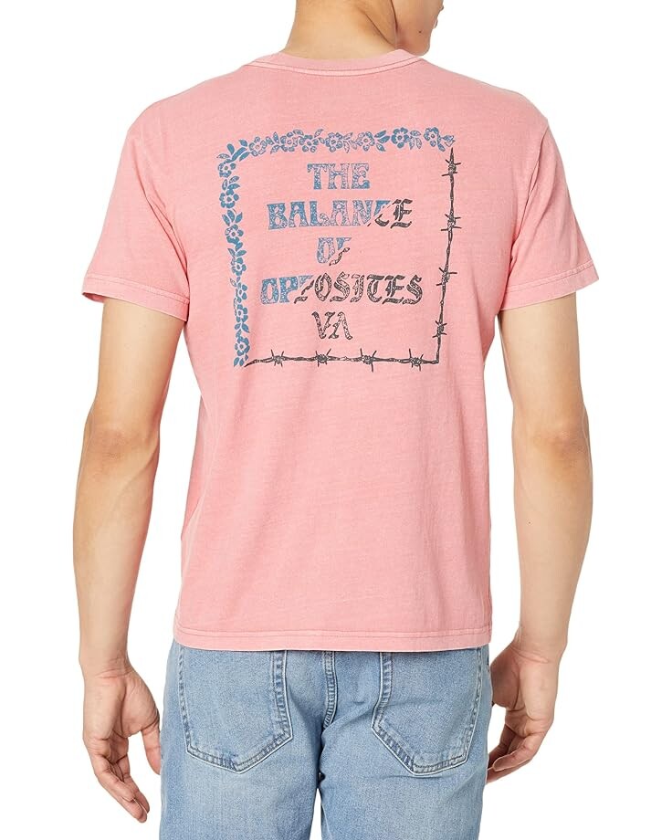 

Футболка RVCA Splitter Short Sleeve Tee, цвет Vintage Salmon