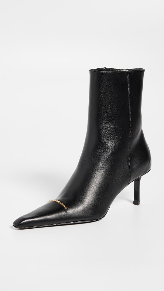 

Ботинки Alexander Wang Viola 65мм Zip Booties, черный