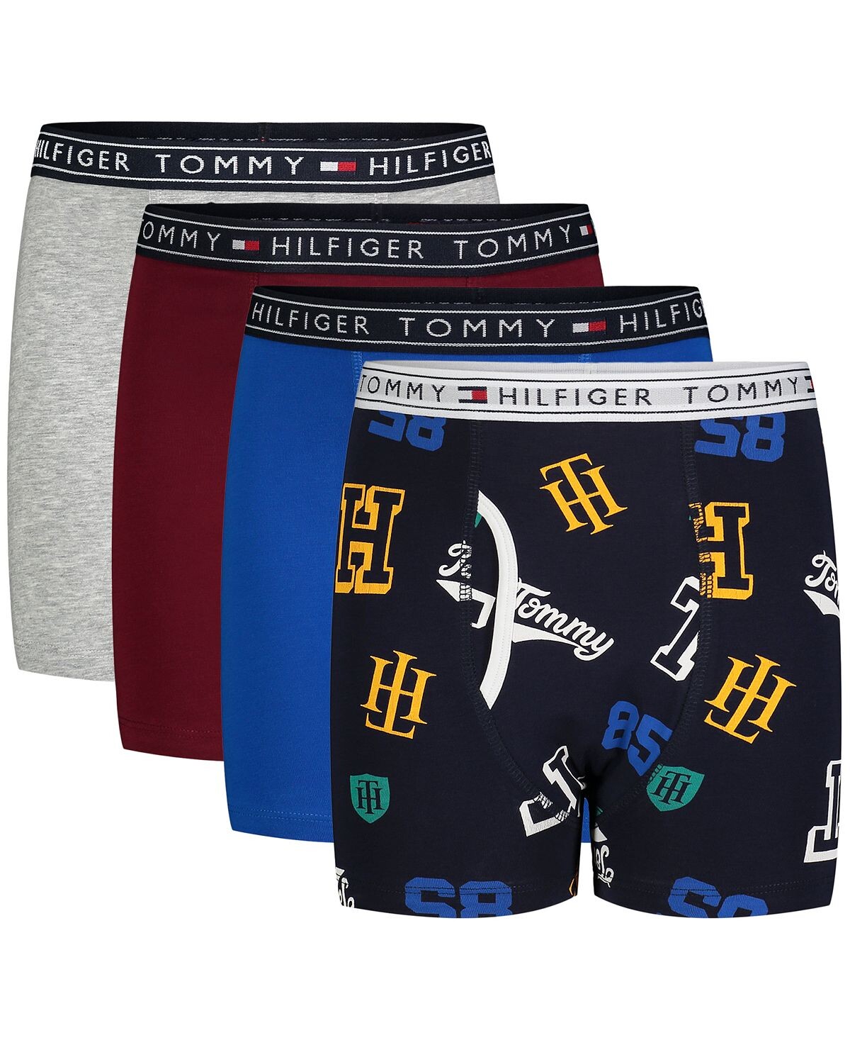 

Трусы-боксеры с принтом Big Boys Font Play, набор из 4 шт. Tommy Hilfiger