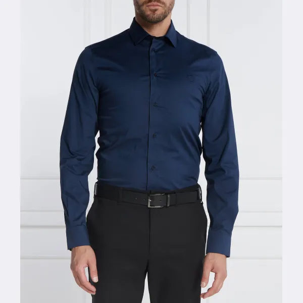

Рубашка узкого кроя Trussardi, синий
