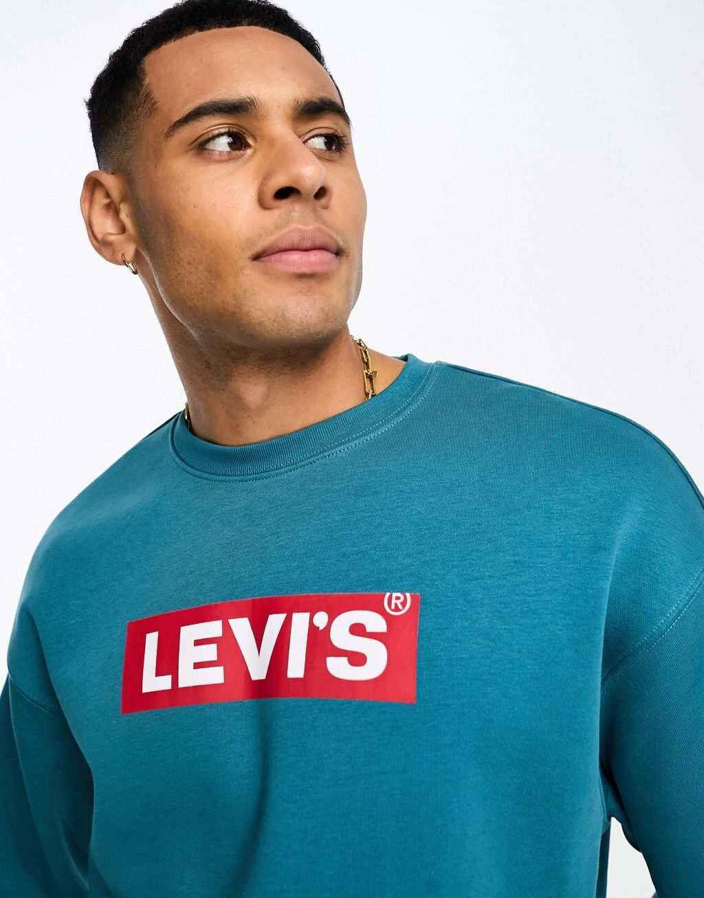 

Синяя толстовка Levi's с логотипом boxtab, Синий