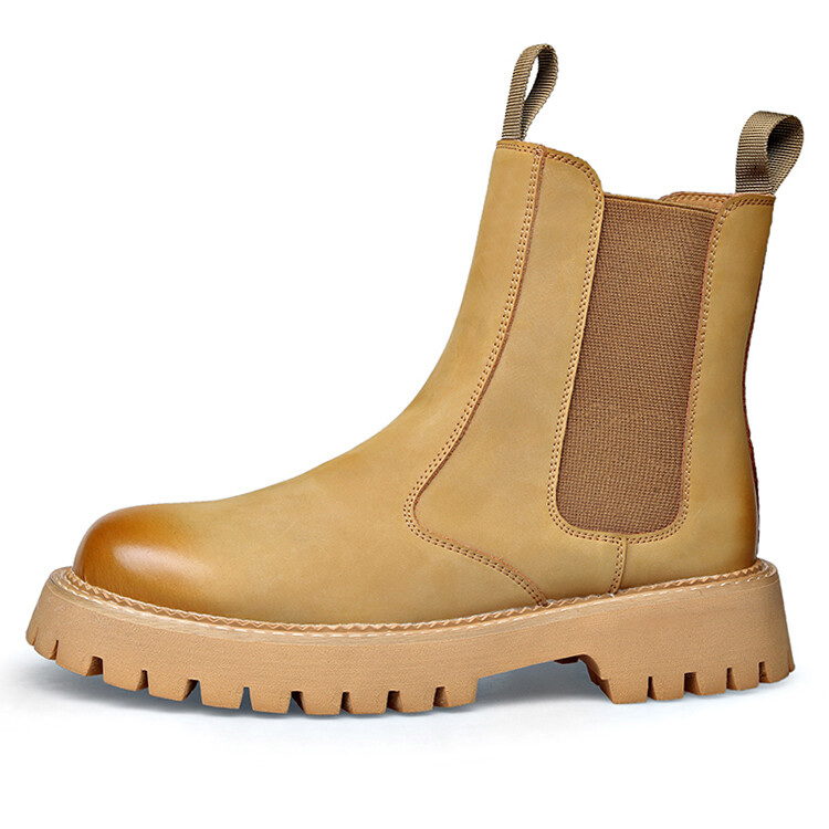 

Ботинки GZZ Chelsea Boots Men Fleece-Lined, желтый