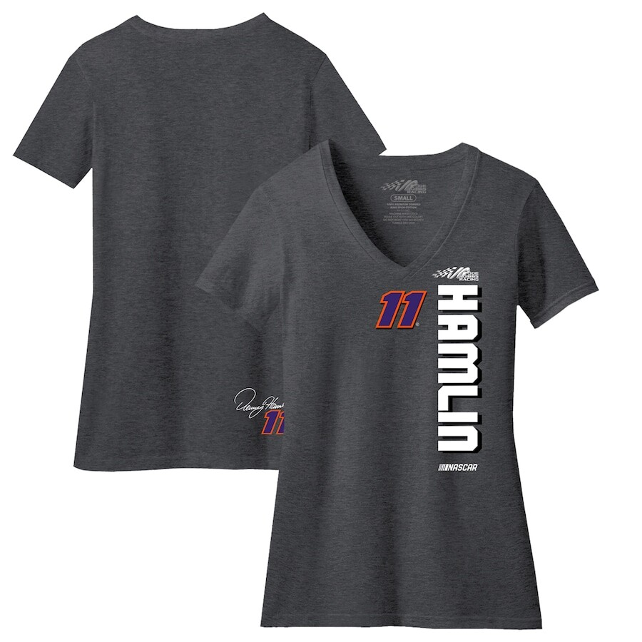 

Футболка с коротким рукавом Joe Gibbs Racing Team Collection Denny Hamlin, угольный