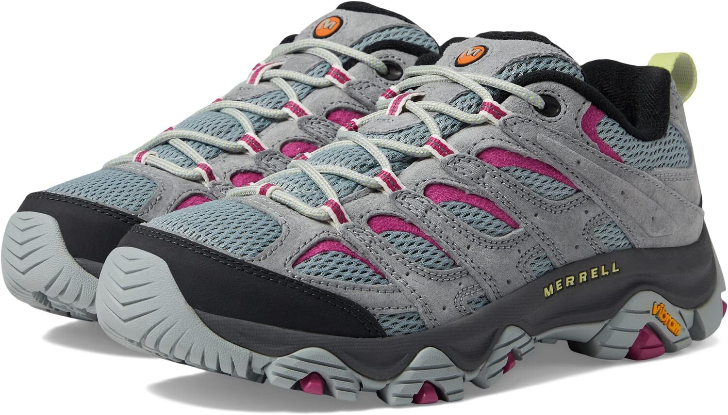 

Походная обувь Moab 3 Merrell, цвет Monument/Fuchsia