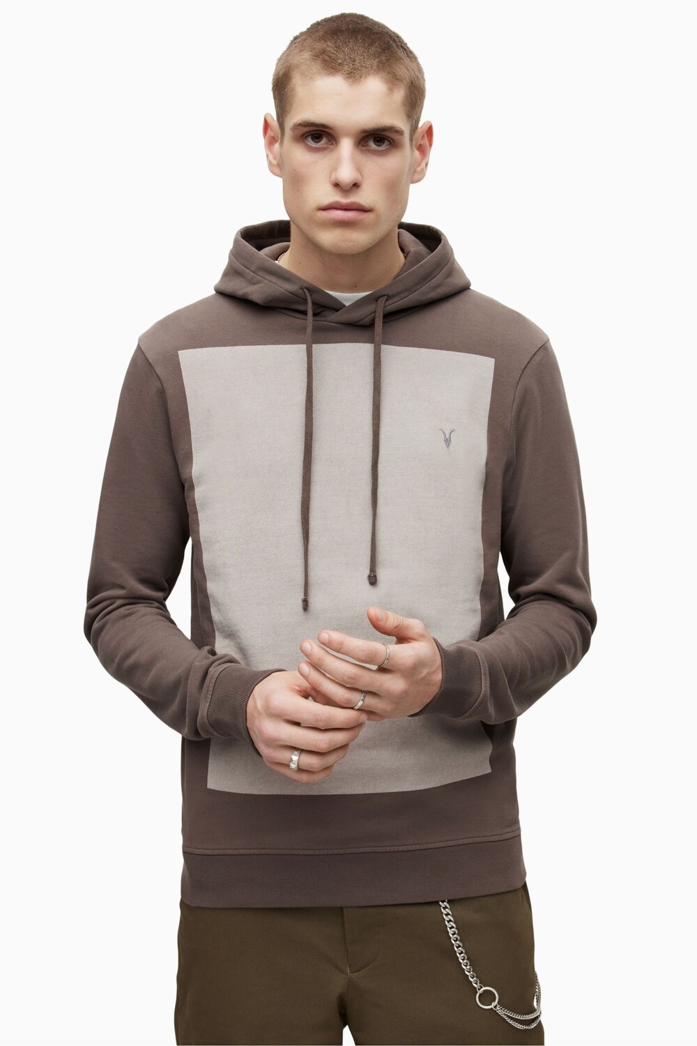 

AllSaints Lobke коричневый худи All Saints, коричневый