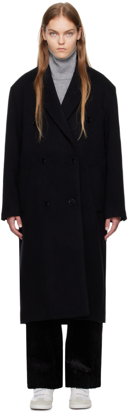 

Черное пальто Theodore Isabel Marant, Черный