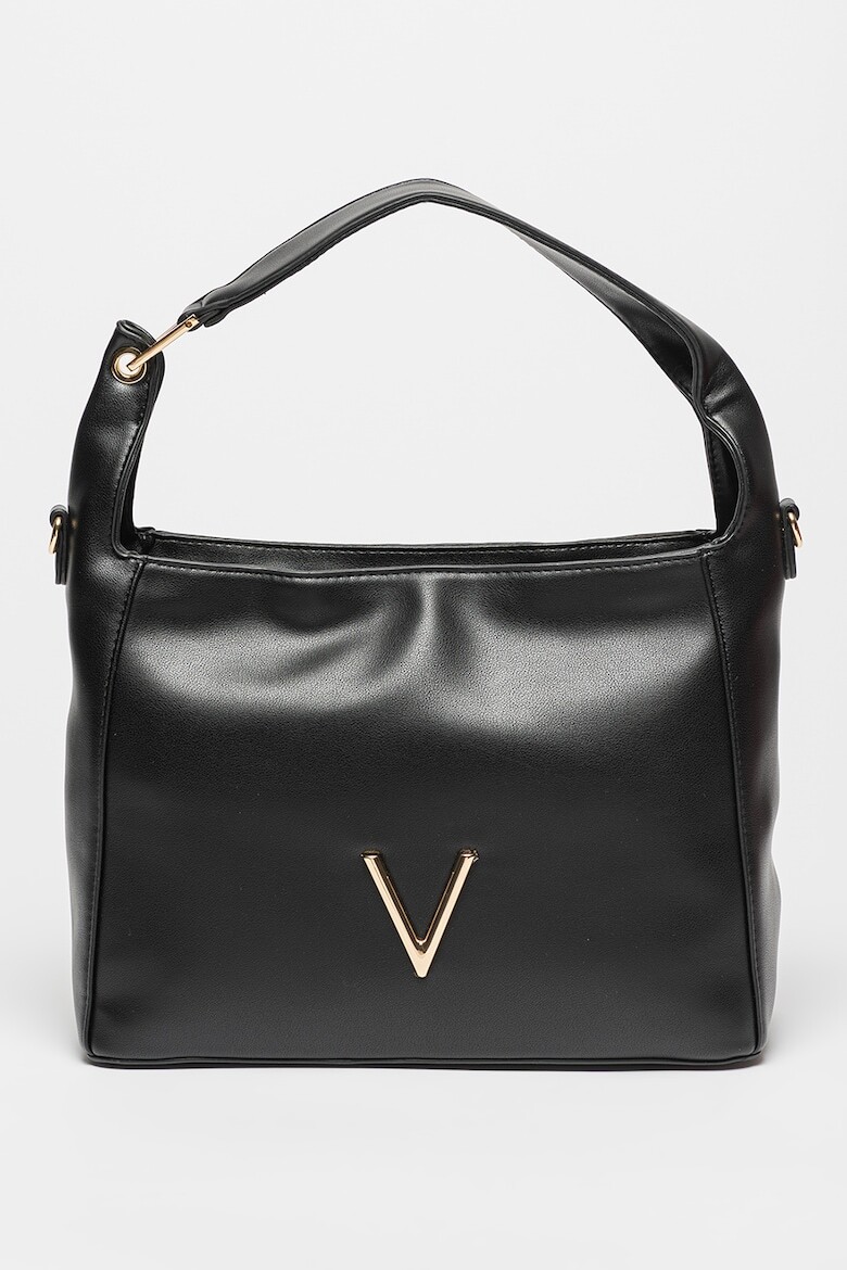 

Сумка из экокожи со съемным ремнем через плечо Valentino Bags, черный