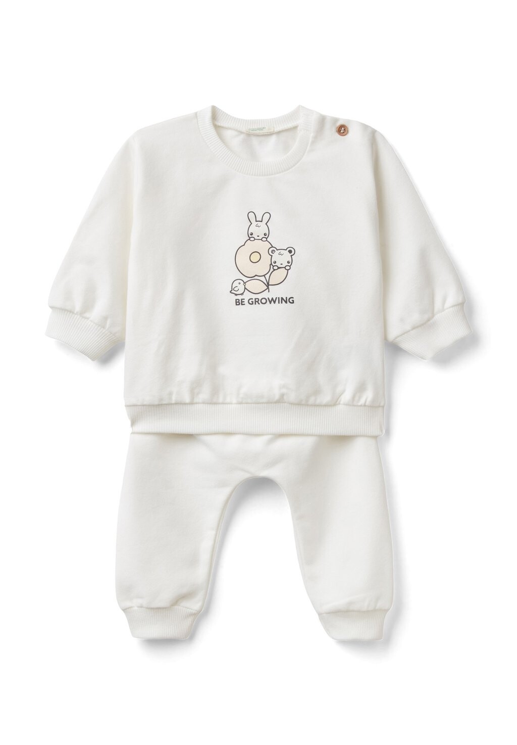 

Толстовка COMPLETO STRETCH United Colors of Benetton, цвет white