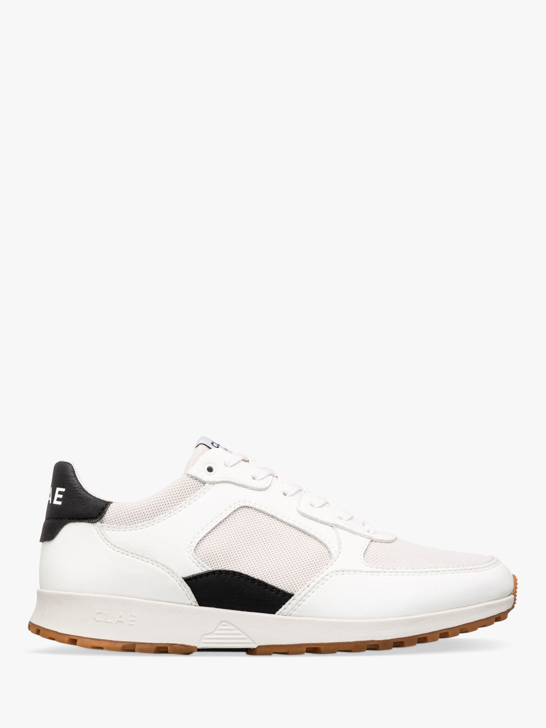 Веганские кроссовки на шнуровке Joshua Accent CLAE, белый черный цена и фото