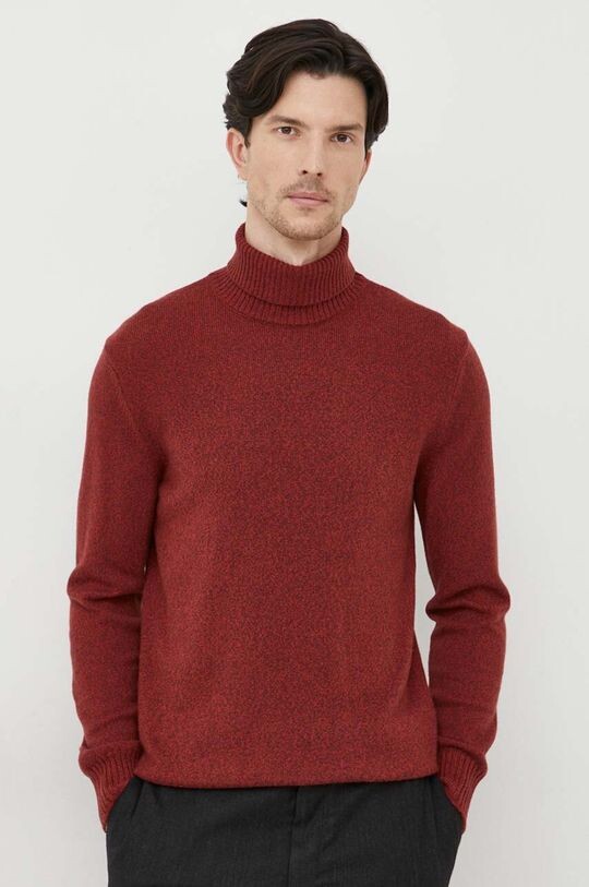 

Свитер с оттенком кашемира United Colors of Benetton, бордовый