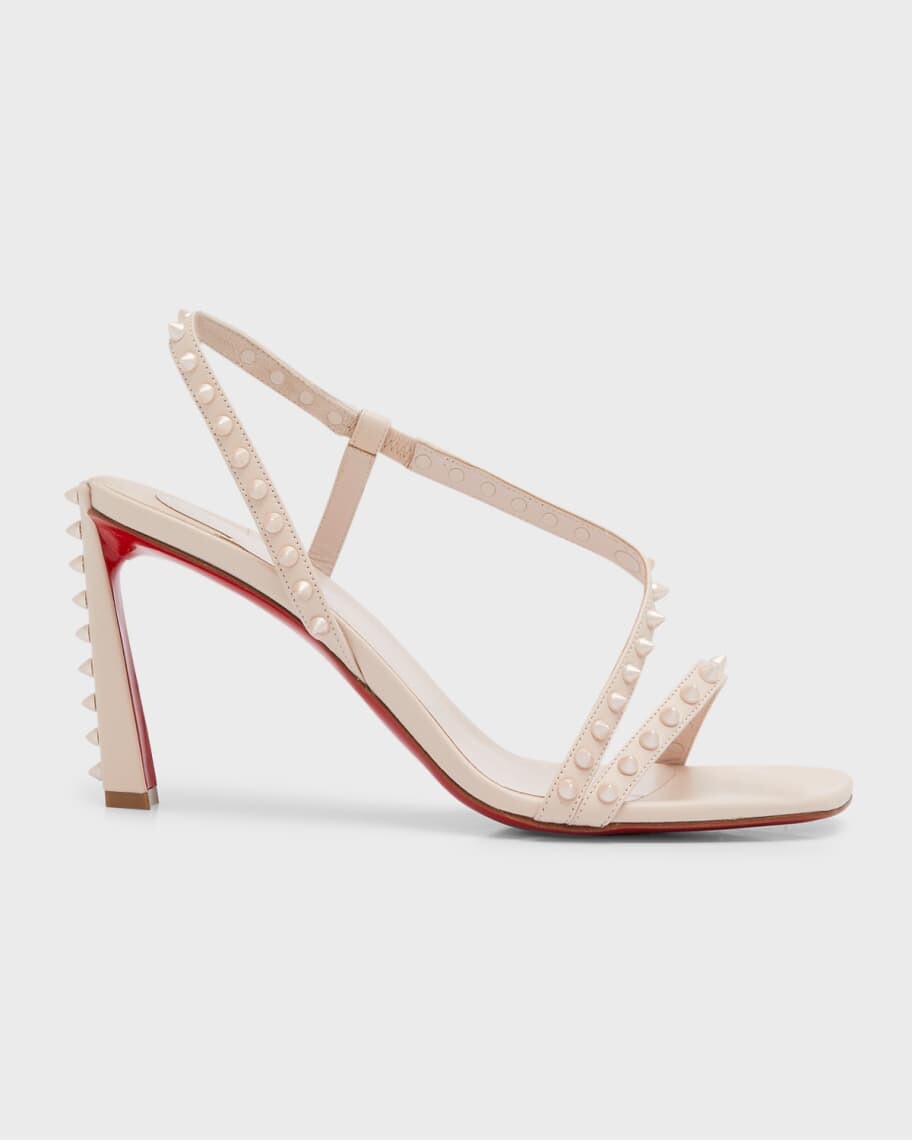 

Сандалии с ремешком на пятке Rosa Spike на красной подошве Christian Louboutin